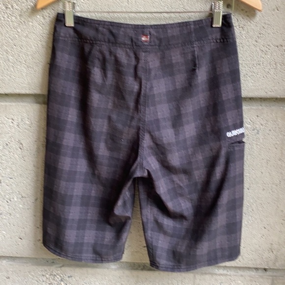 Quiksilver Neo Fly Boardshorts Black Plaid - Picture 6 of 12